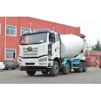 Buy cheap J6P 375HP 8X4 Fully Floating Flat Top Half Displacement 7.86m³ FAW Jiefang Concrete Mixer Truck product