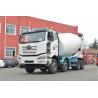 Buy cheap J6P 375HP 8X4 Fully Floating Flat Top Half Displacement 7.86m³ FAW Jiefang Concrete Mixer Truck from wholesalers