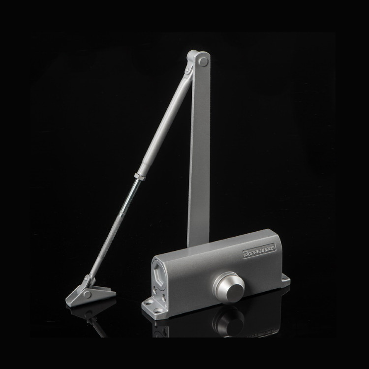 Auto Close Overhead Metal Door Closer Size 4 Width Suitable Max 1100mm