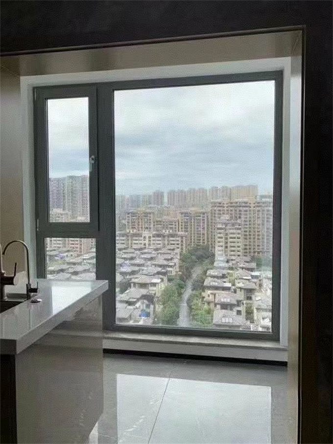 Standardized Production Aluminum Casement Windows For Bedroom Folding Screen Efficiency