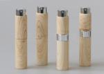Travel Size Twist And Spritz Atomiser 10ml Plastic Mini Spray Bottle Wood Grain