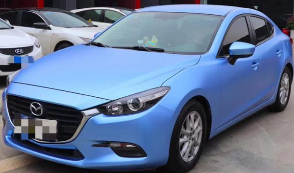 Buy cheap Metallic Blue Fog Matte Car Vinyl Wrap Film Durable Non Fading from wholesalers