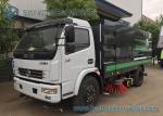 6000L Road Sweeping Vehicle / Street Sweeper Vacuum Truck With Sprinkler