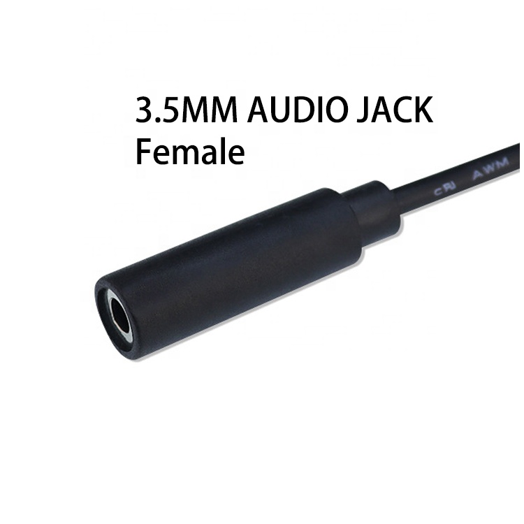 1m 3m 5m 3 Poles Trs Male to Female 3.5mm Audio Jack Cable