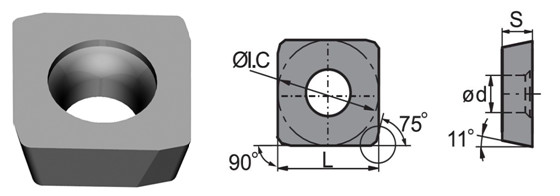 SPKT120408R、SPKW1204EDFR,High Strength Tungsten Carbide Inserts For External Turning Tool P10-30