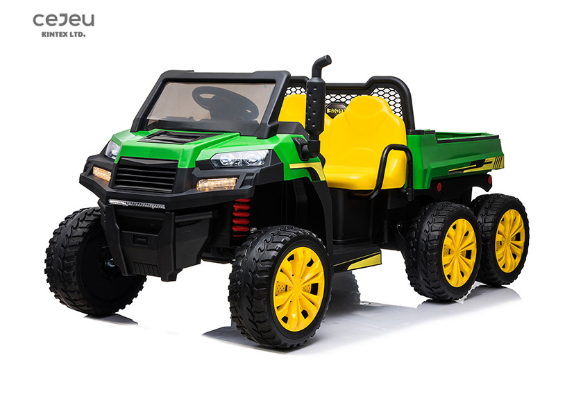 Electric 6 Wheels 12 Volt Ride On Tractor 150*78*71CM ASTM F963