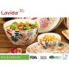 Buy cheap High Strength Bamboo Salad Bowl Set Heat Resistant Food Grade Printing Decal from wholesalers