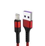 3A Nylon Braided Lightning Cable , Nylon Micro Usb Cable For Apple Charging Cord