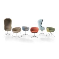Buy cheap Nu 20HW Black Leather Armchair / Relaxation PROFIM High Back Armchair product