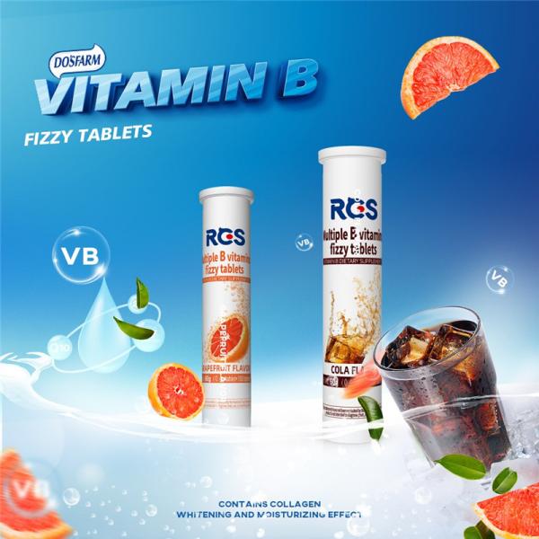 Buy cheap Vitamin B Fizzy Tablet Cola Flavor Bubble Candy from wholesalers