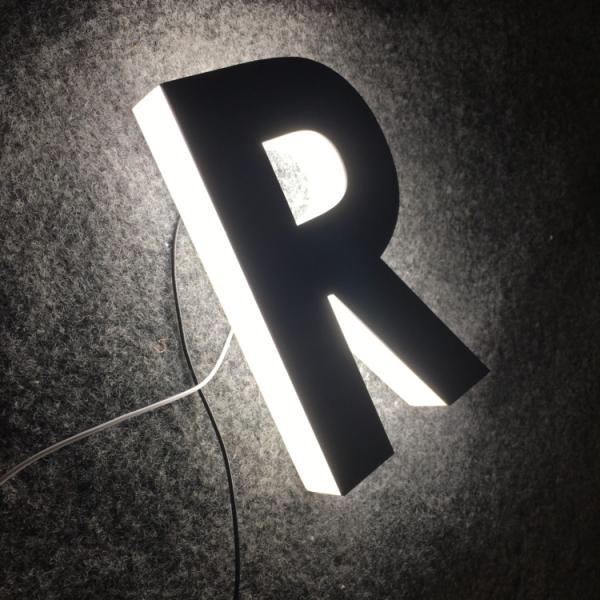 Buy cheap OEM ODM Plastic Alphabet Acrylic Illuminated Sign Storefront Advertising from wholesalers