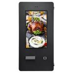 24" Outdoor Wall Mount Black Sunlight Readable Auto Vending Machine For Car Wash