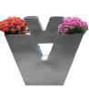 Buy cheap Home decor L shape metal flower pots geometry flower planter from wholesalers