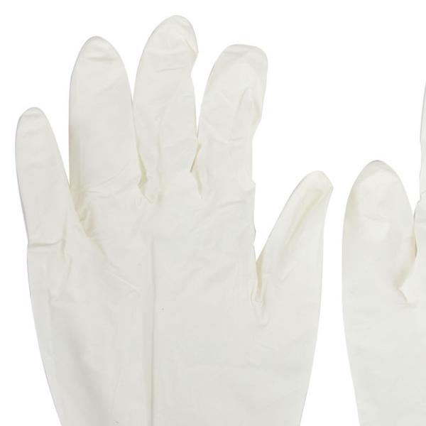 Buy cheap Anti Bacterial Disposable Protective Gloves , Non Latex Disposable Gloves With Rolled Rim from wholesalers