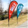 Buy cheap Pantone Colour Promotional Flag Banners Screen printed knitted polyester from wholesalers