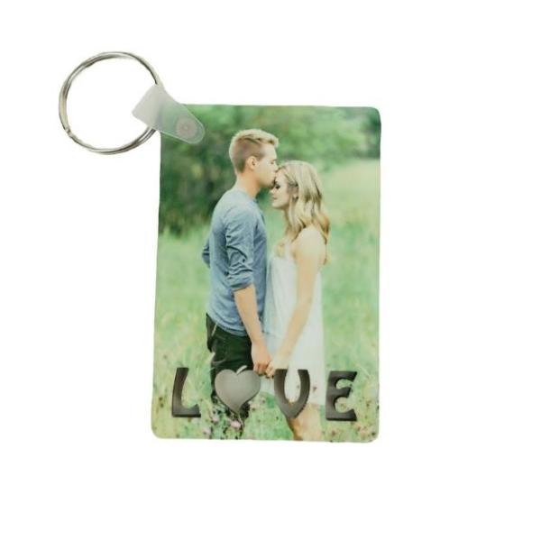 Buy cheap Double Sided Sublimation MOM DAD LOVE Key Rings Blank from wholesalers