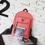 Korean version of cool letters backpack students fashion large capacity
