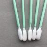 Buy cheap TX740B Cleanroom Q Tips , Cotton Cleaning Swabs Green Stick For PCB Cleaning from wholesalers