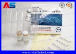 Trays Clear PVC SGS Plastic Blister Packaging For Vaccines Glass Vials 2ml a set