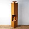 Buy cheap Garden Warming Rustic Wood Burning Outdoor Fireplace Corten Metal Chiminea from wholesalers
