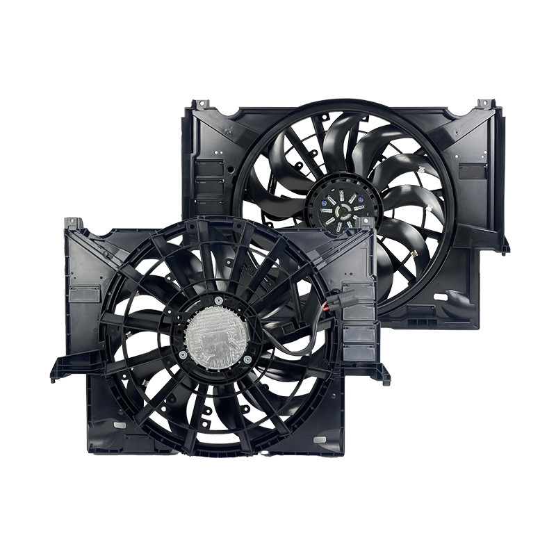 600W Long Wire Auto Radiator And Auxiliary Cooling Fan For Jaguar XEL XFL 2017 2.0T