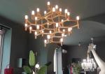 Large LED Chandelier Luxury Living Room Hanging Light