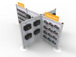 Retail Store Trade Show Booth Banners , Exhibition Hanging Trade Show Signs