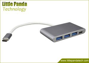 Wholesale 2016 Hot Sales Type C USB Hub with 3 Port USB 3.0 Hub and LAN /RJ45 Ethernet Port Type C Hub from china suppliers