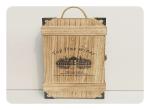 Custom Wooden Wine Gift Box for Shipping Glasses , Personalized Wine Box