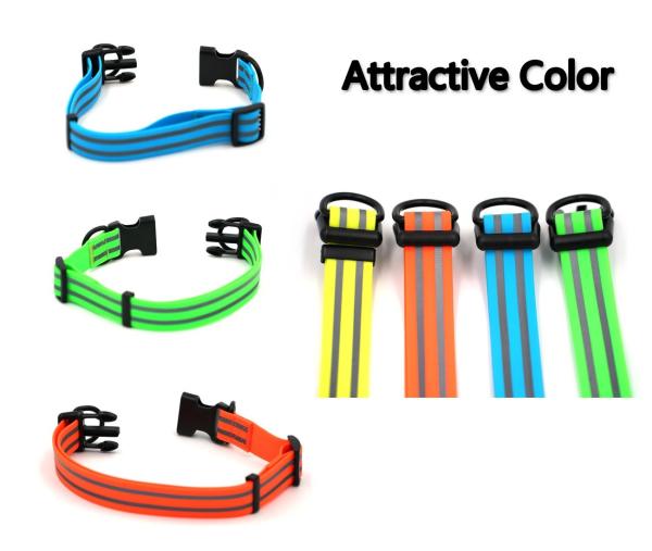 Buy cheap Pet Safety Waterproof Reflective Dog Collars PVC Eco Friendly Material from wholesalers