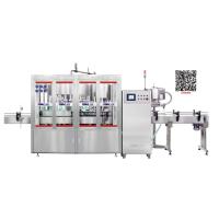 Buy cheap 12000 BPH Beverage Edible Oil Wine Vinegar Soy Sauce Level Control Filling And Capping Machine product