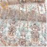 Buy cheap Gold Shiny Sequin Lace Fabric Tulle Embroidery Water Soluble For Evening Dress from wholesalers