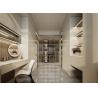 Buy cheap White Apricot Finish Stainless Steel Walk-In Closet With Dual-Line Design from wholesalers