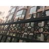 Buy cheap Customized Black Zinc Steel Metal Garrison Fence Panels Maintenance Free from wholesalers