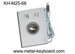 Anti Vandal Industrial Pointing Device Panel Mounted Trackball Stainless Steel