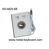 Buy cheap Anti Vandal Industrial Pointing Device Panel Mounted Trackball Stainless Steel product