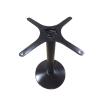 Buy cheap Black Wrinkle Powder Coated Bistro Table Base Round Metal Table leg For Dining Table from wholesalers