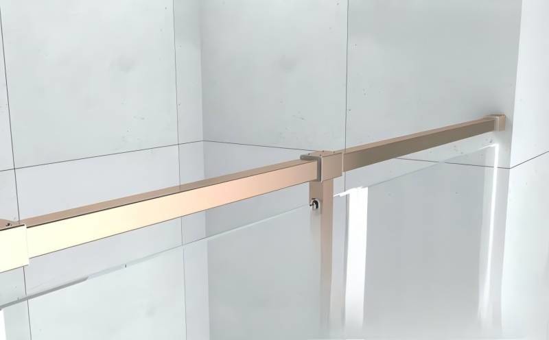 Customizable Shower Door Wall Profile Rustproof Bathtub Sliding Door Frame