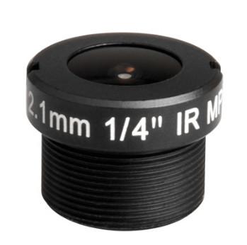 Automotives Lens 1/4" 2.1mm F2.5 Megapixel M12x0.5 mount low distortion board
