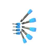 Buy cheap High Speed Single Flute Carbide End Mill Large Scale Chip Removal Groove product