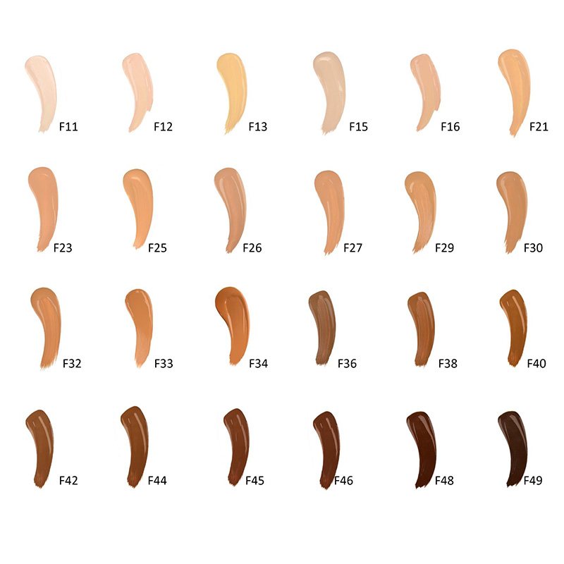 OEM/ODM No Logo Luxurious Private Label Colors Full Coverage Lqiuid Concealer Vegan Waterproof Long Lasting Liquid Foundation