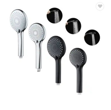 Transform Your Shower 3 Functions Bathroom ABS Chrome High Pressure Hand Held Water Saving Shower Head