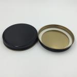 Clear Mini Cookie Glass Canister Jar With Black Airtight Lids