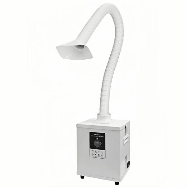 All White Solder Fume Extractor FES150 Laser Smoke Purifier For Welding / DTF 3D