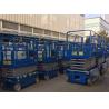 Buy cheap Four Wheel Mobile Hydraulic Scissor Lift Table Self Propelled Electric Work Platform Lifts from wholesalers
