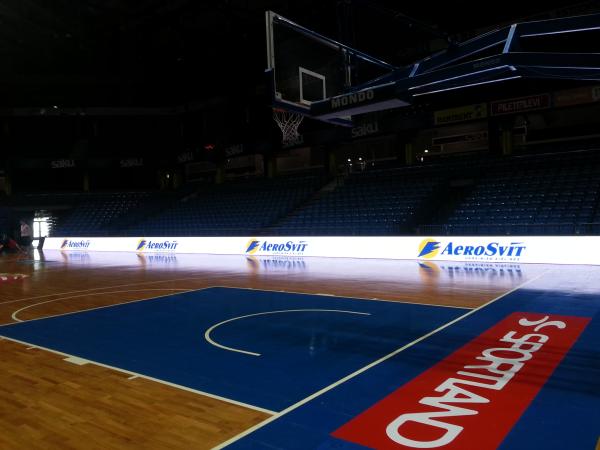 Buy cheap 8500 Nits Perimeter LED Display , P16 Indoor LED Display Signs For Basketball Stadium from wholesalers