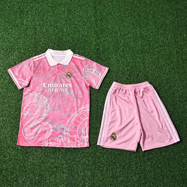 Buy cheap Real Madrid 2024-2025 Season Childrens Football Jerseys Special Edition Group Personalized Customized from wholesalers