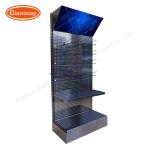 Power Tool Hardware Shop Pegboard Floor Rack Free Standing Display Stand Metal