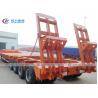 Buy cheap 4 Lines 8 Axles Gooseneck Hydraulic Extendable Low Bed Semi Trailer 150 Tons 160T from wholesalers