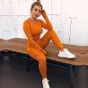 Buy cheap Quick Dry Women's Yoga Apparel Eyelet Flawless Knit Yoga Sets High Waisted Gym Leggings from wholesalers